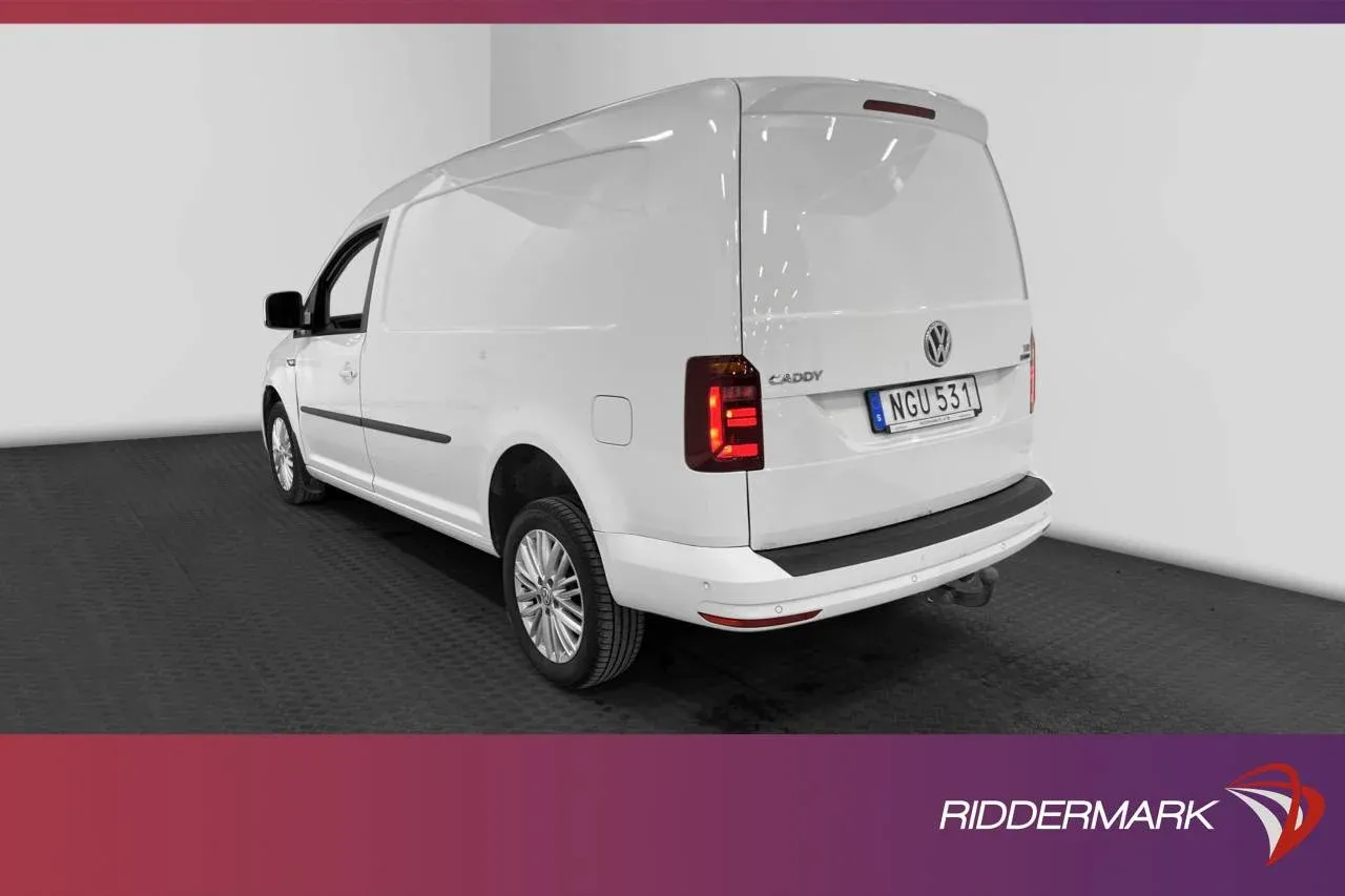 Volkswagen Caddy Maxi 2.0TDI DSG 4Motion Värmare Drag Moms Image 2